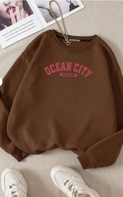 Ocean City Oversize Sweatshirt – Kapıda Ödeme