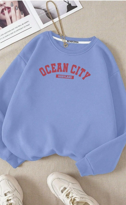 Ocean City Oversize Sweatshirt – Kapıda Ödeme