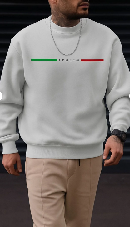 ITALIA yazılı sweatshirt / KAPIDA ÖDEMELİ